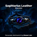 Sagittarius Leather Bracelet