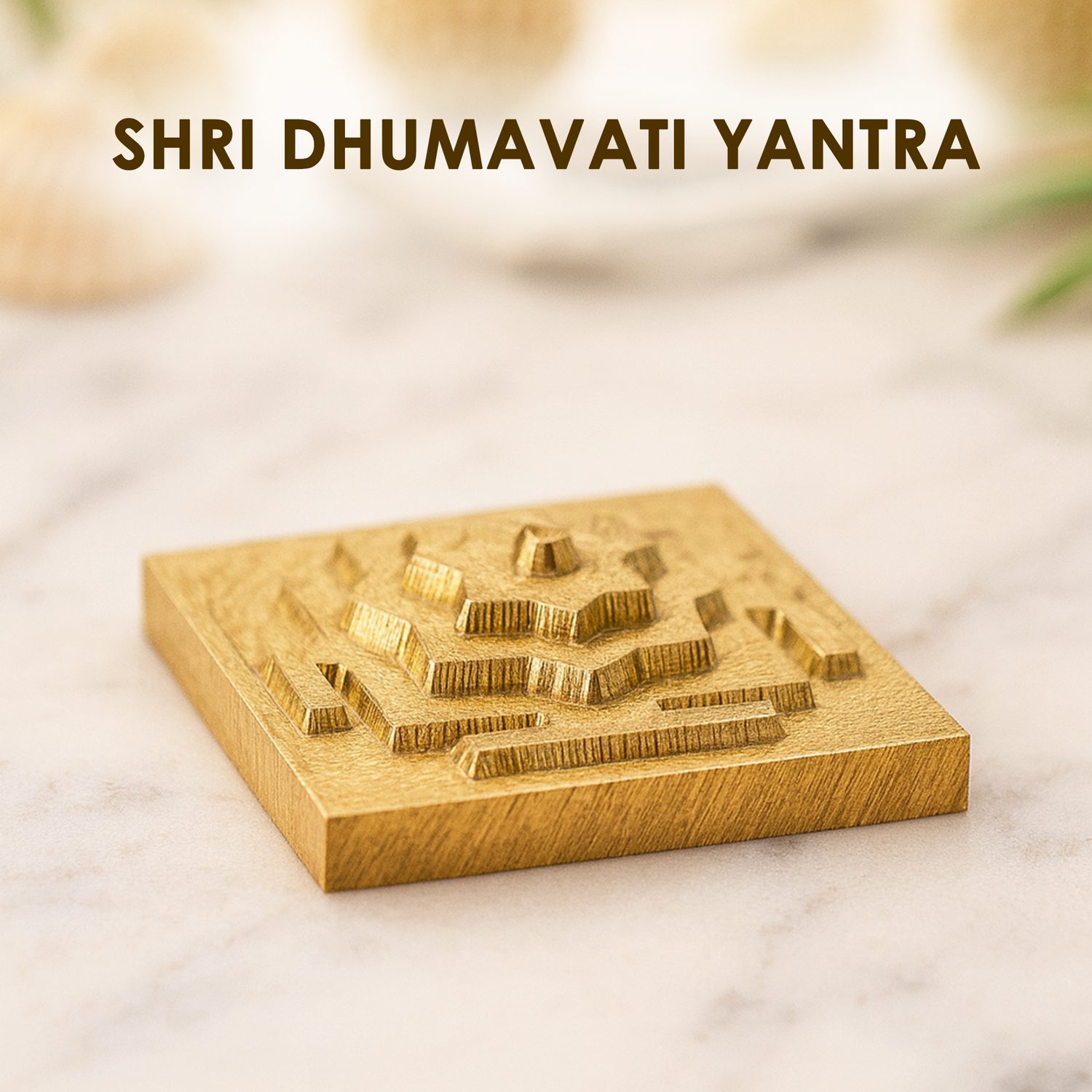 Shri Dhumavati Yantra (Reduces Tragedy, Disease and Negative Effects of Ketu) - Abhimantrit