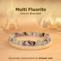 Wish Fulfillment: Multi Fluorite Uncut Bracelet