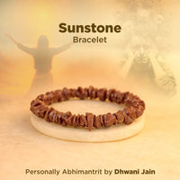 Sunstone Uncut Bracelet