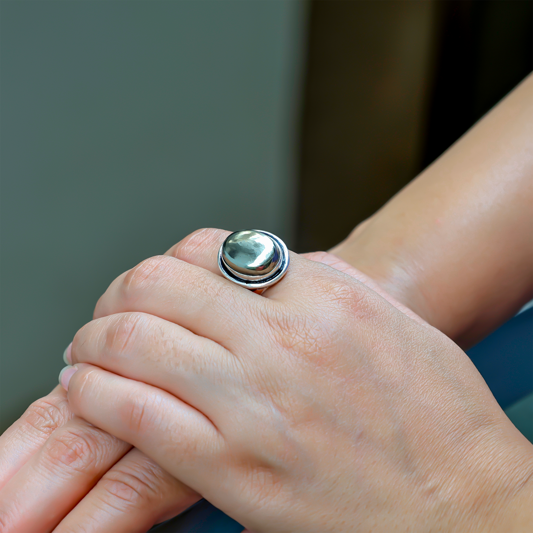 Pyrite Ring - Abhimantrit & Certified