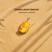 Shukra Mani Pendant - Abhimantrit & Certified