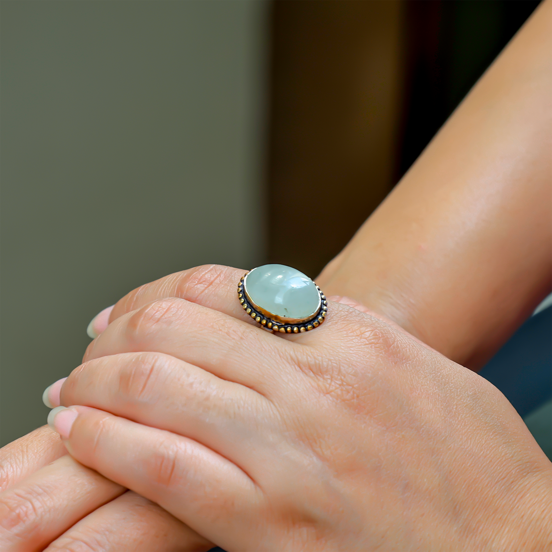 Green Aventurine Ring