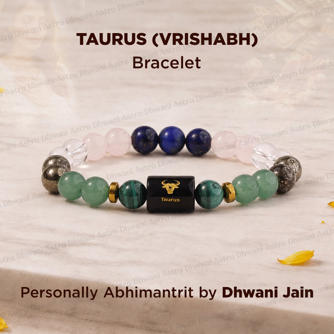 Taurus (वृषभ राशि)  Zodiac Sign Multi Stone Bracelets