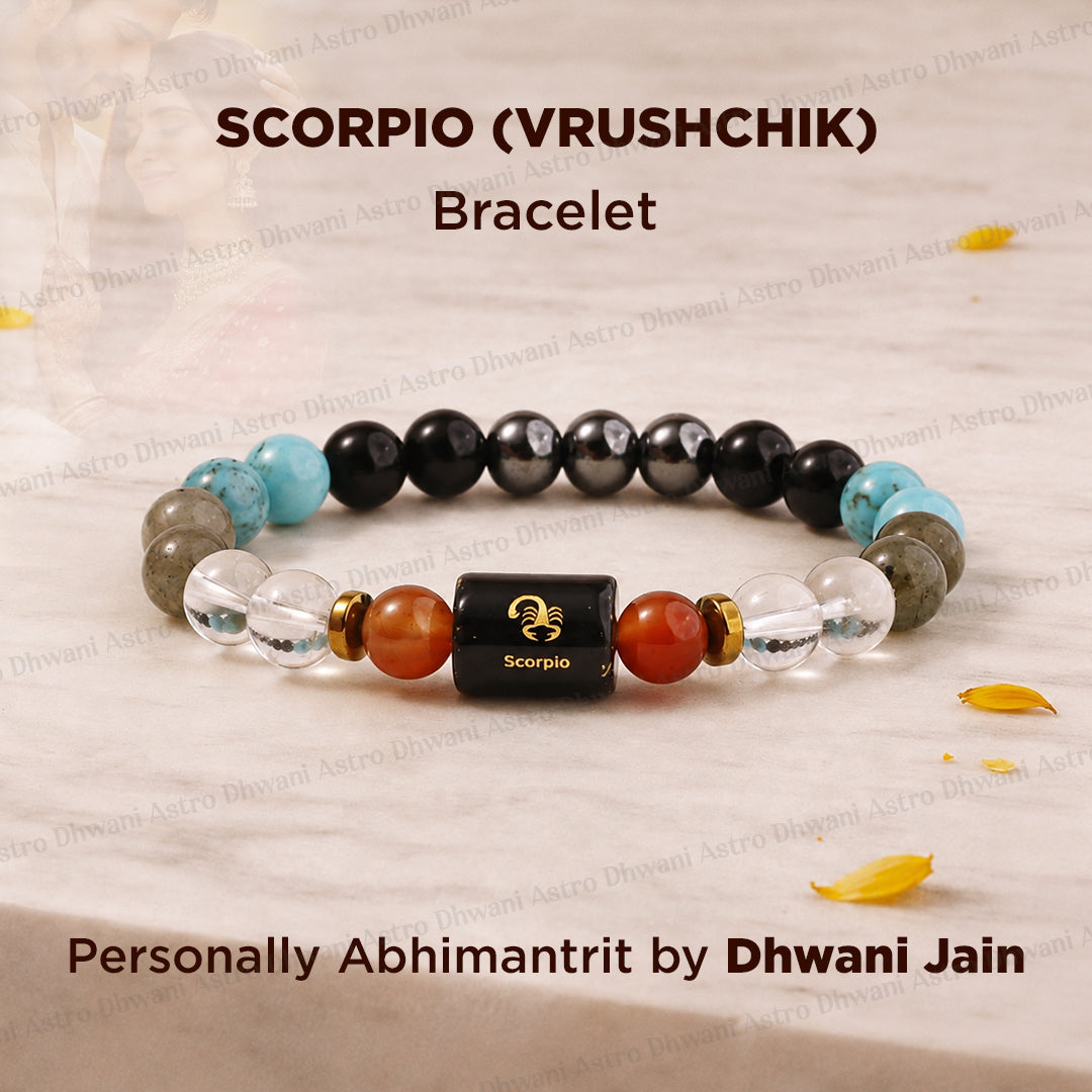 Scorpio (वृश्चिक राशि) Zodiac Sign Multi Stone Bracelets