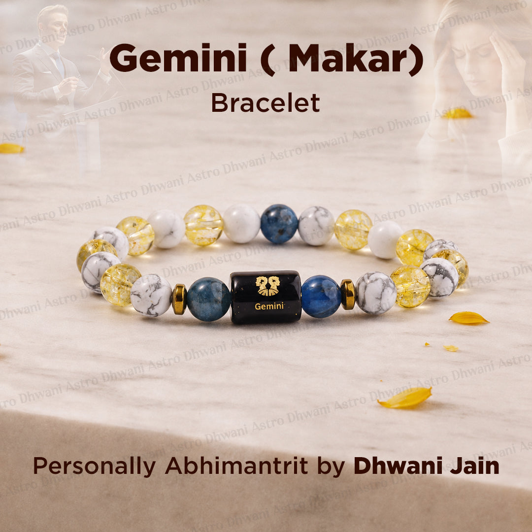 Gemini (मिथुन राशि) Zodiac Sign Multi Stone Bracelets