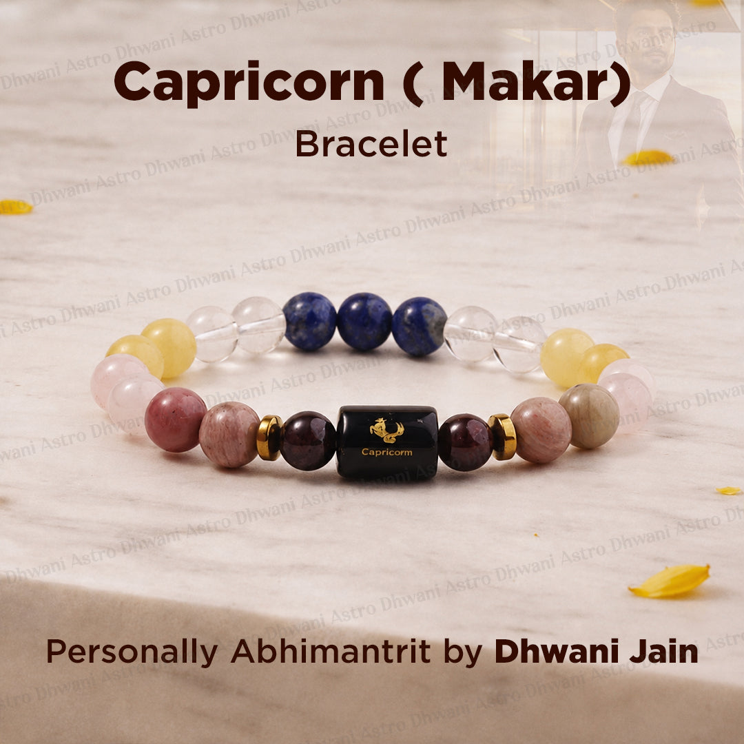 Cancer (कर्क राशि) Zodiac Sign Multi Stone Bracelet