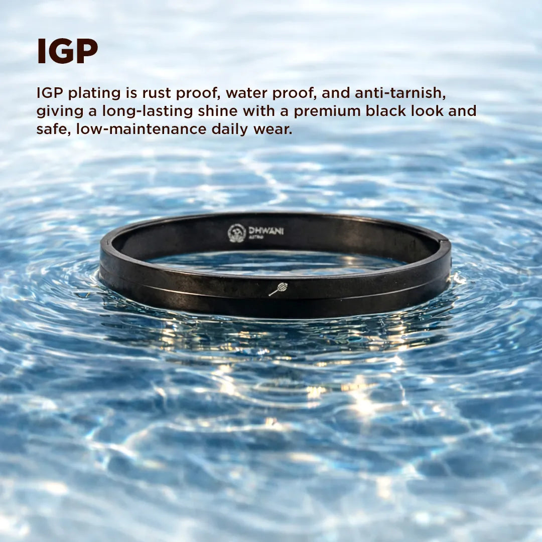 Hanuman Ji Gada Kada – IGP Gold Plated Spiritual Kada for Strength