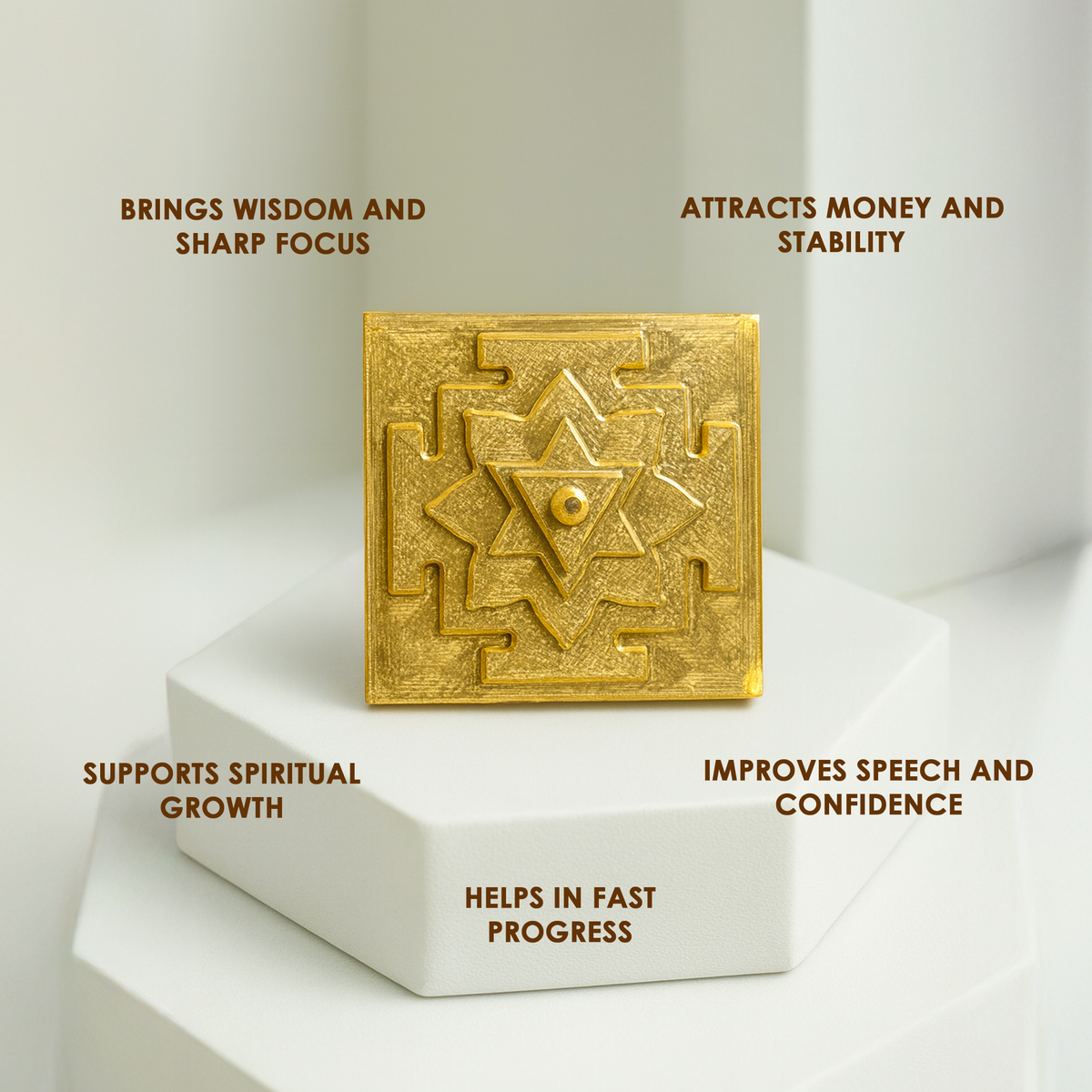 Shri Tara Pujan Yantra (Helps Fulfill Wishes, Improve Career & Boost Business) - Abhimantrit