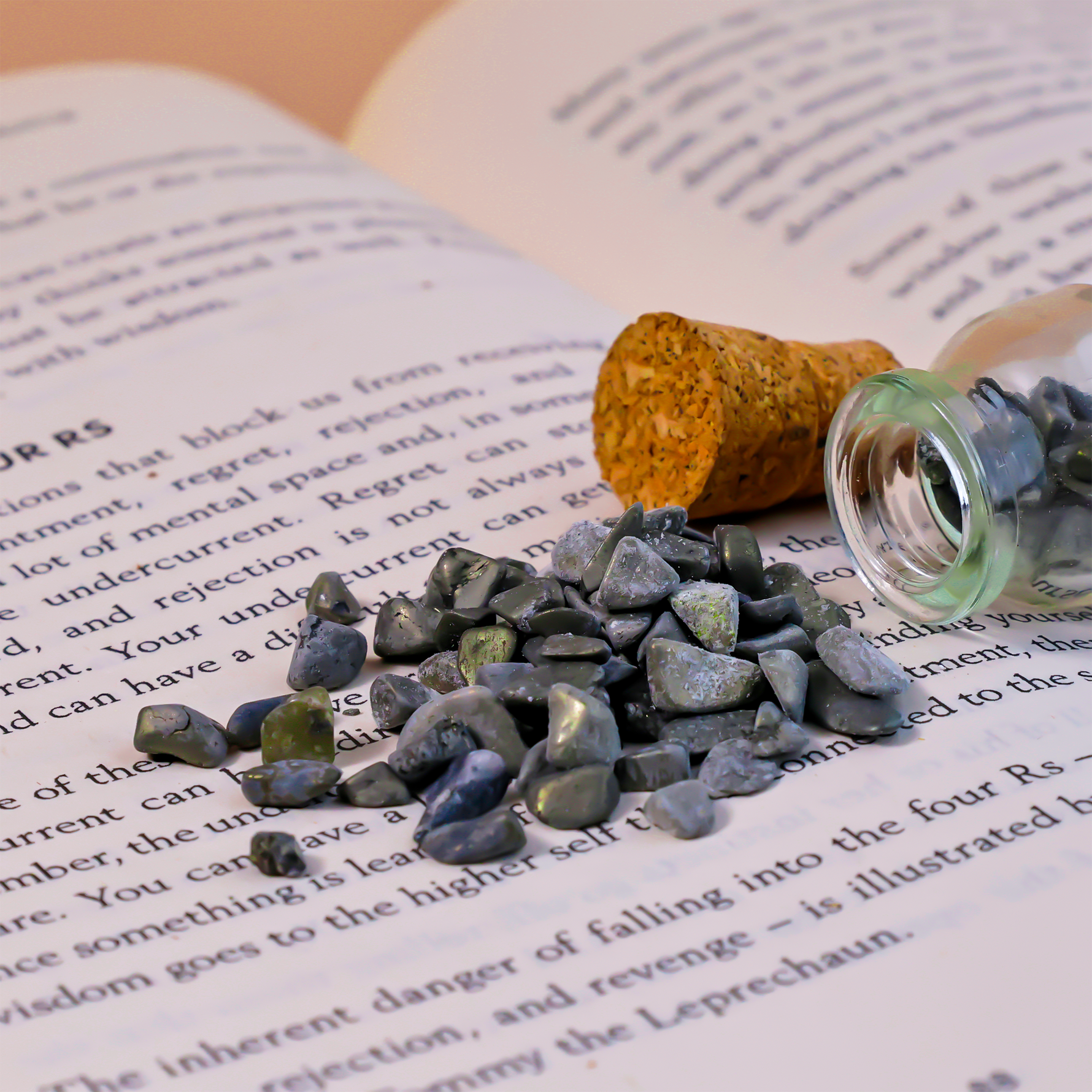 Pyrite Bottle Chips - Abhimantrit