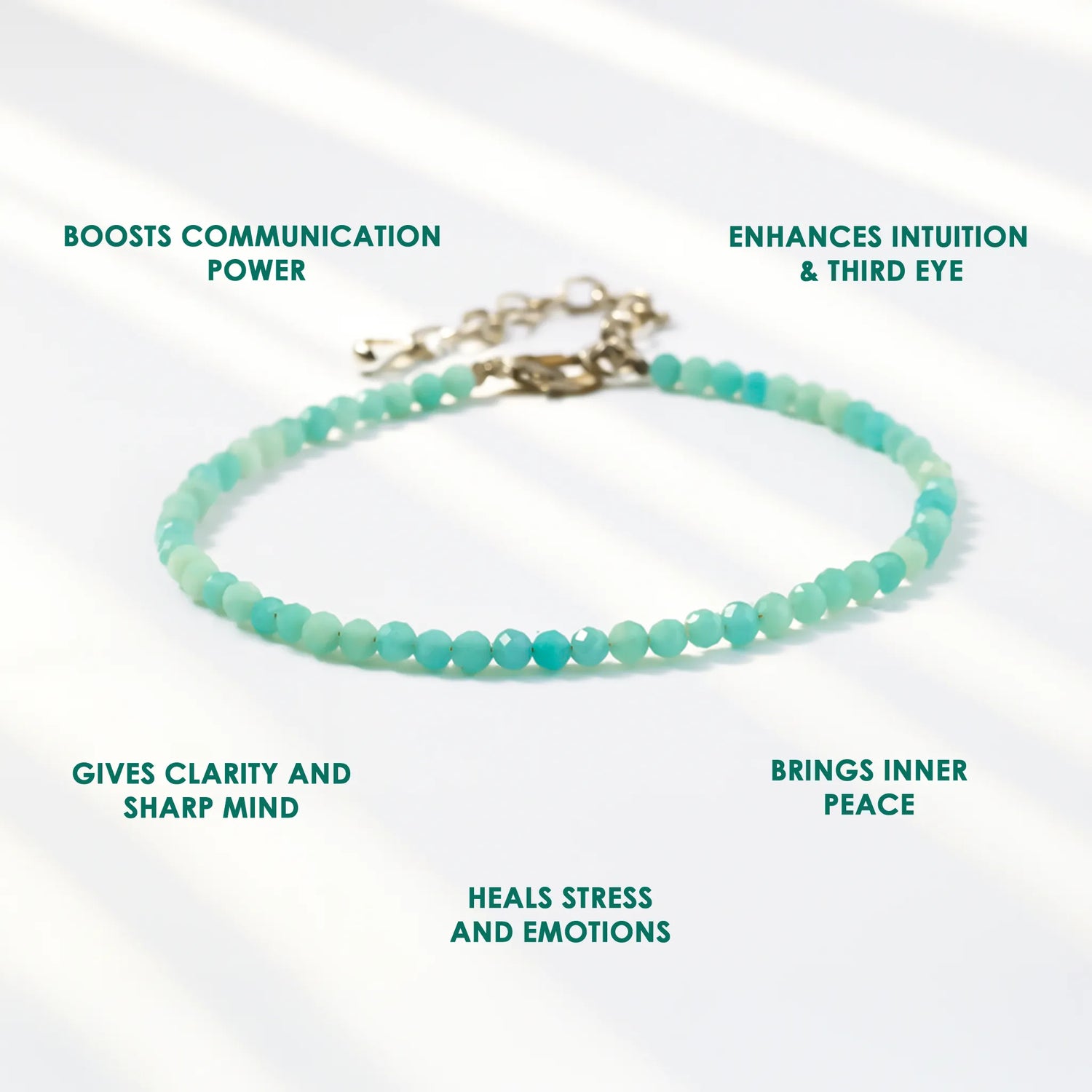 Amazonite Diamond Cut Anklet