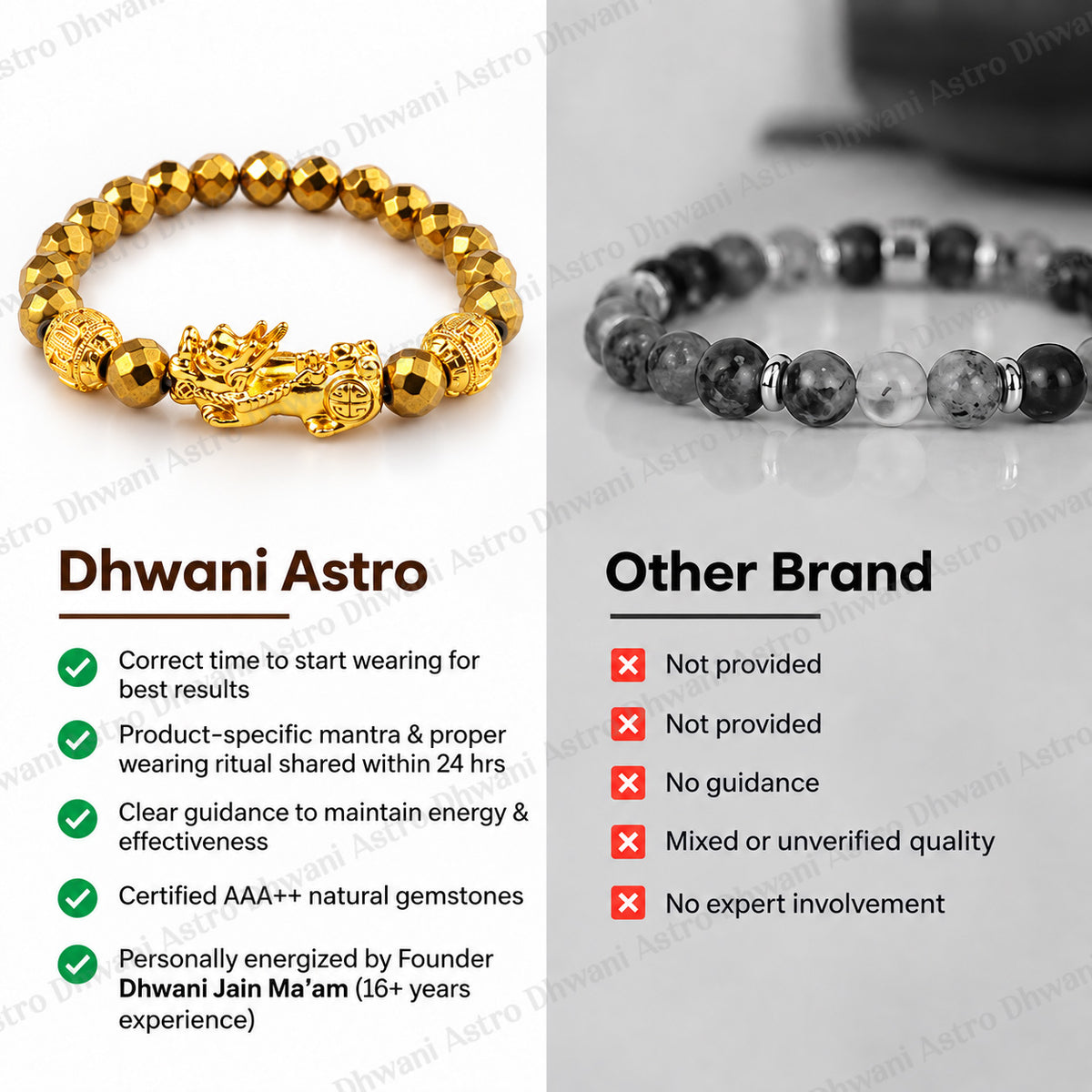 Golden Pyrite with Pixiu Bracelet for Wealth, Protection & Success