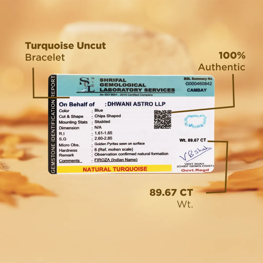 Speak with Confidence: Turquoise Uncut Bracelet