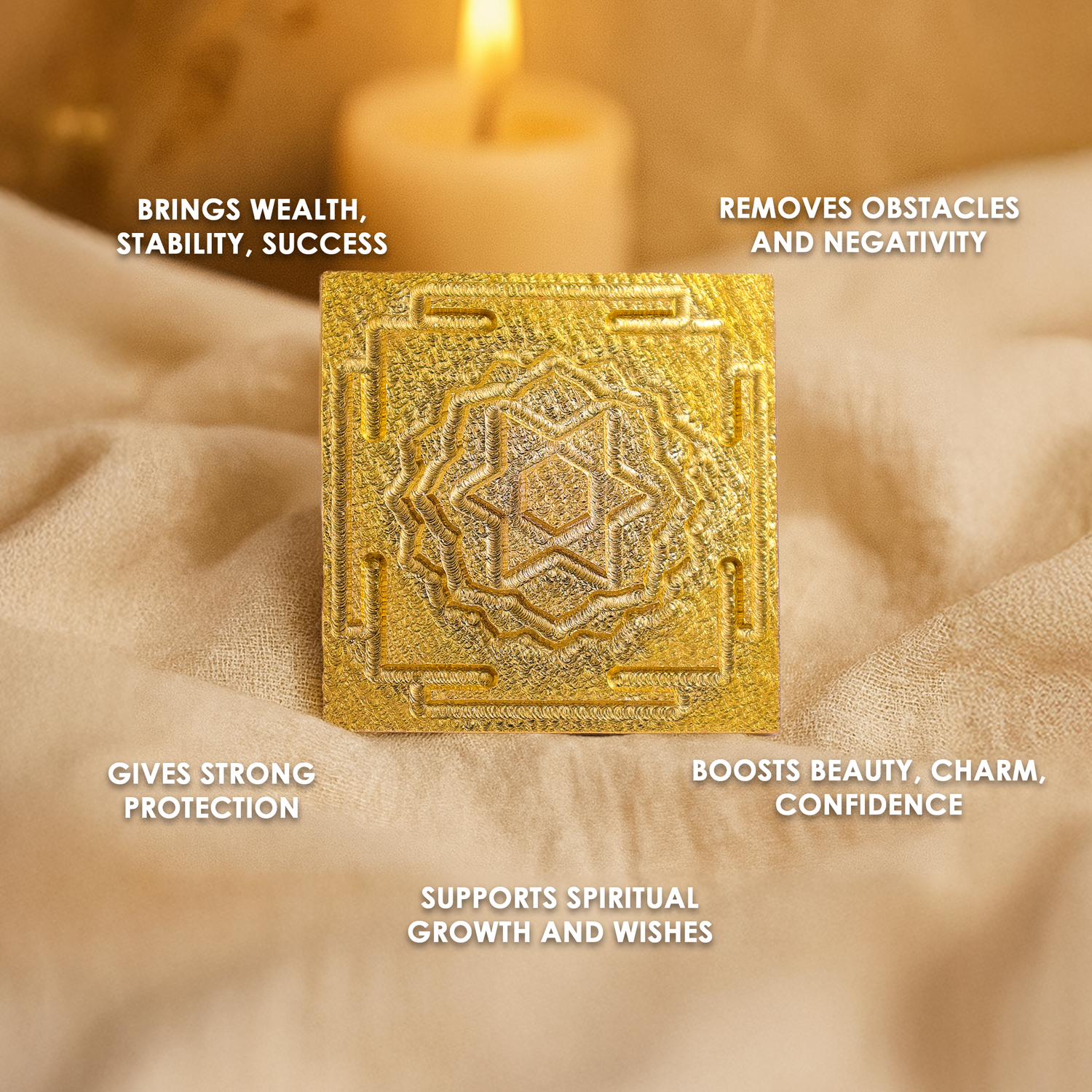 Bhuvaneshwari Yantra (Enhances Beauty & Radiates a Charming Personality) - Abhimantrit