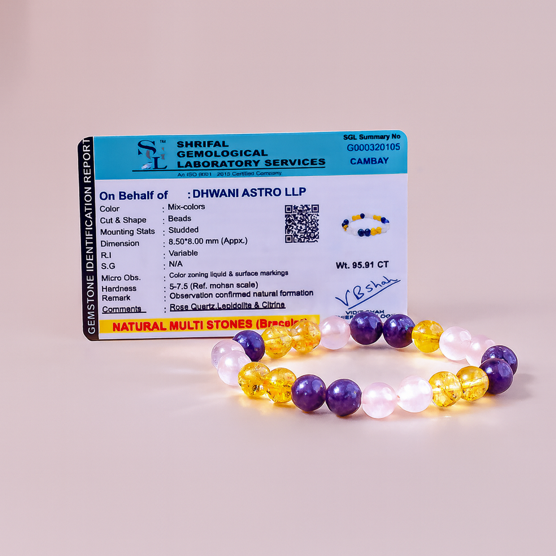 Sleeping Problem & Insomnia Healing Bracelet - Abhimantrit & Certified