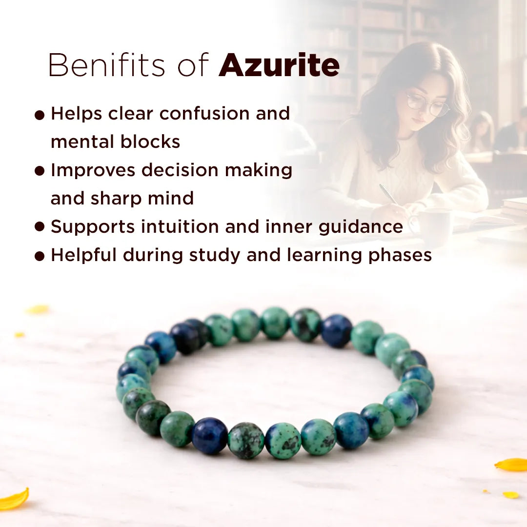 Azurite Crystal Bracelet
