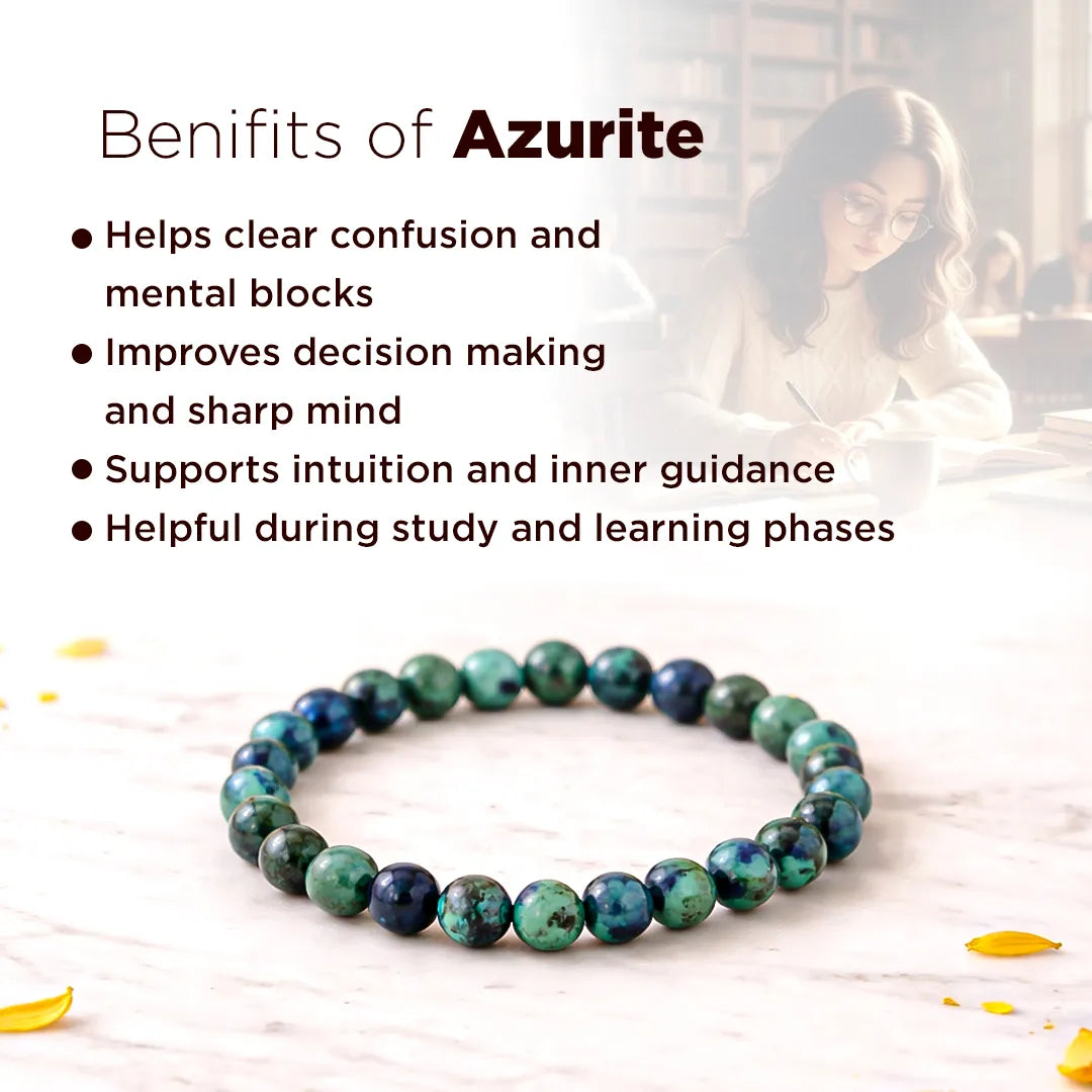 Azurite Crystal Bracelet