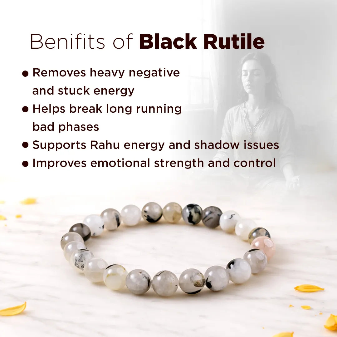 Black Rutile Bracelet