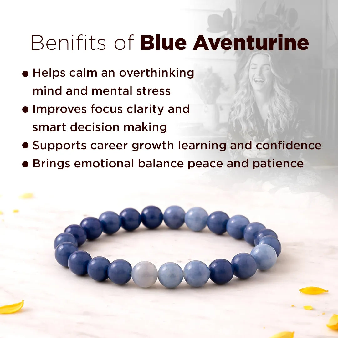 Blue Aventurine Bracelet: Improve Good Communication Skills