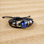 Aquarius Leather Bracelet