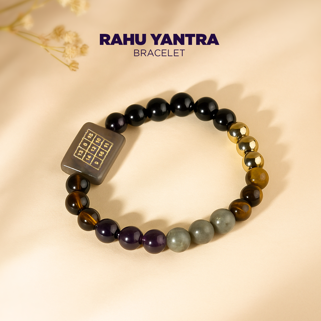 Rahu Yantra Bracelet - Raato-Raat Success & Andha Paisa