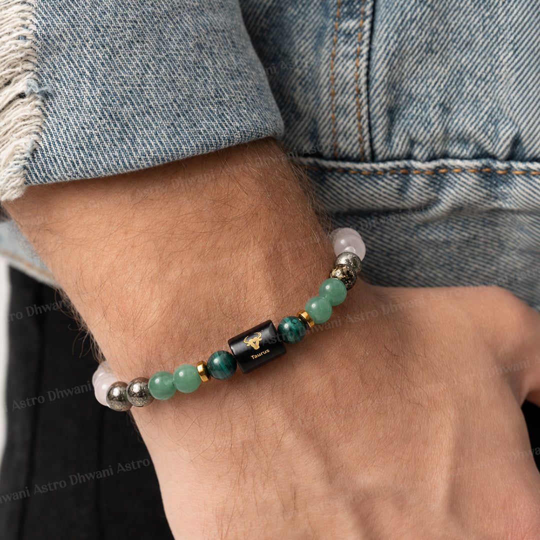 Taurus (वृषभ राशि)  Zodiac Sign Multi Stone Bracelets