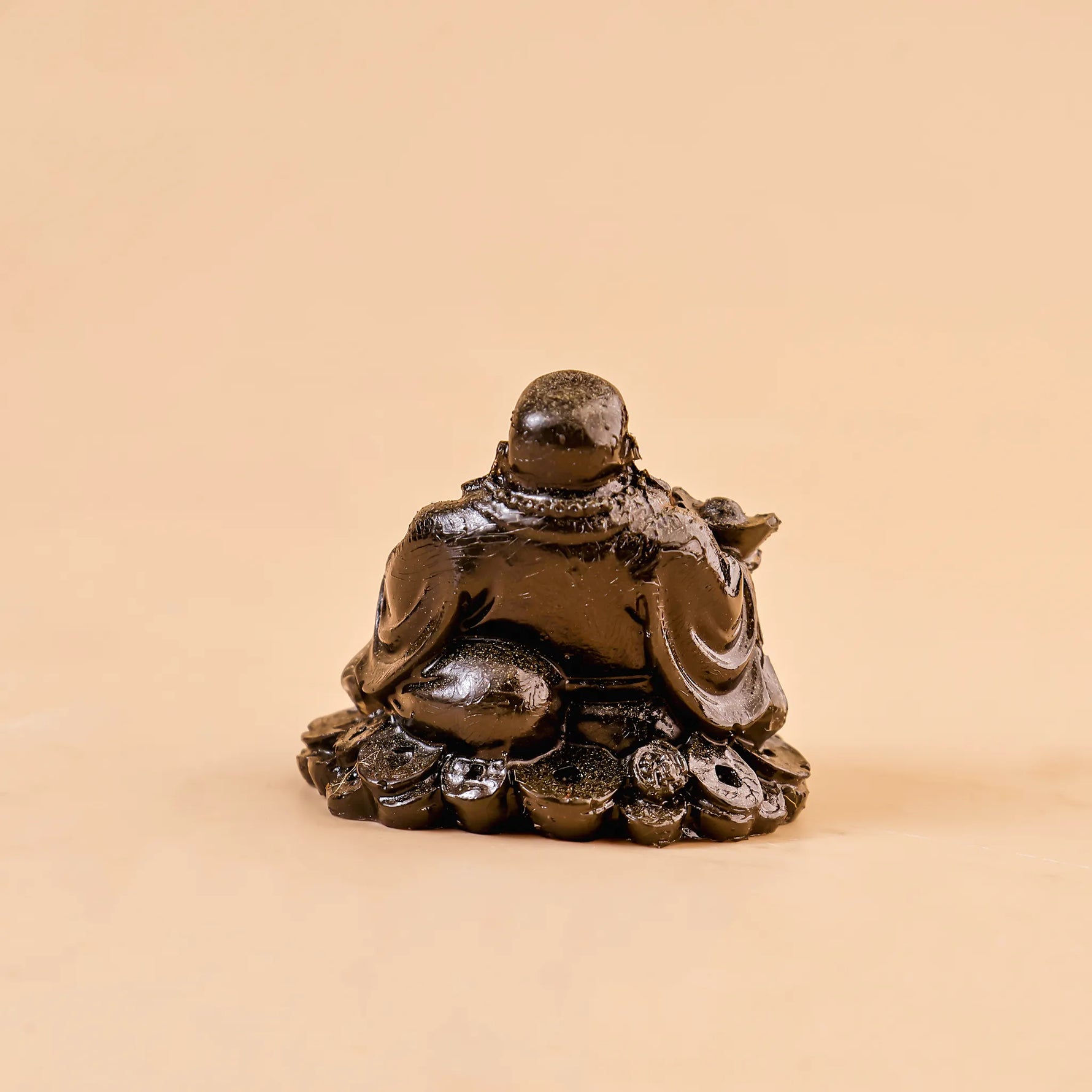 Pyrite Dust Laughing Buddha