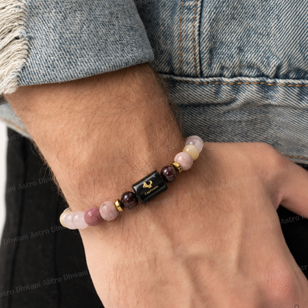 Cancer (कर्क राशि) Zodiac Sign Multi Stone Bracelet