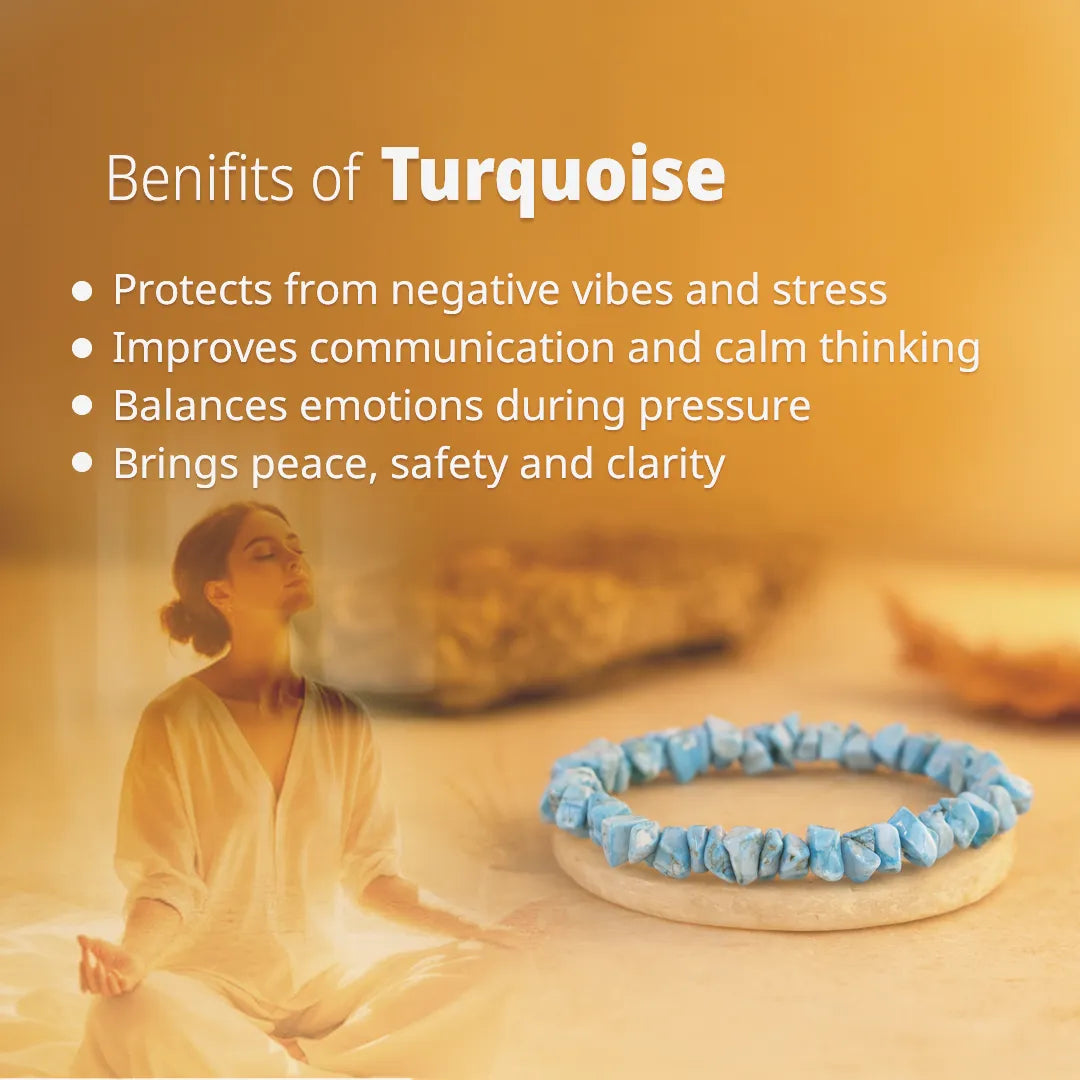Speak with Confidence: Turquoise Uncut Bracelet