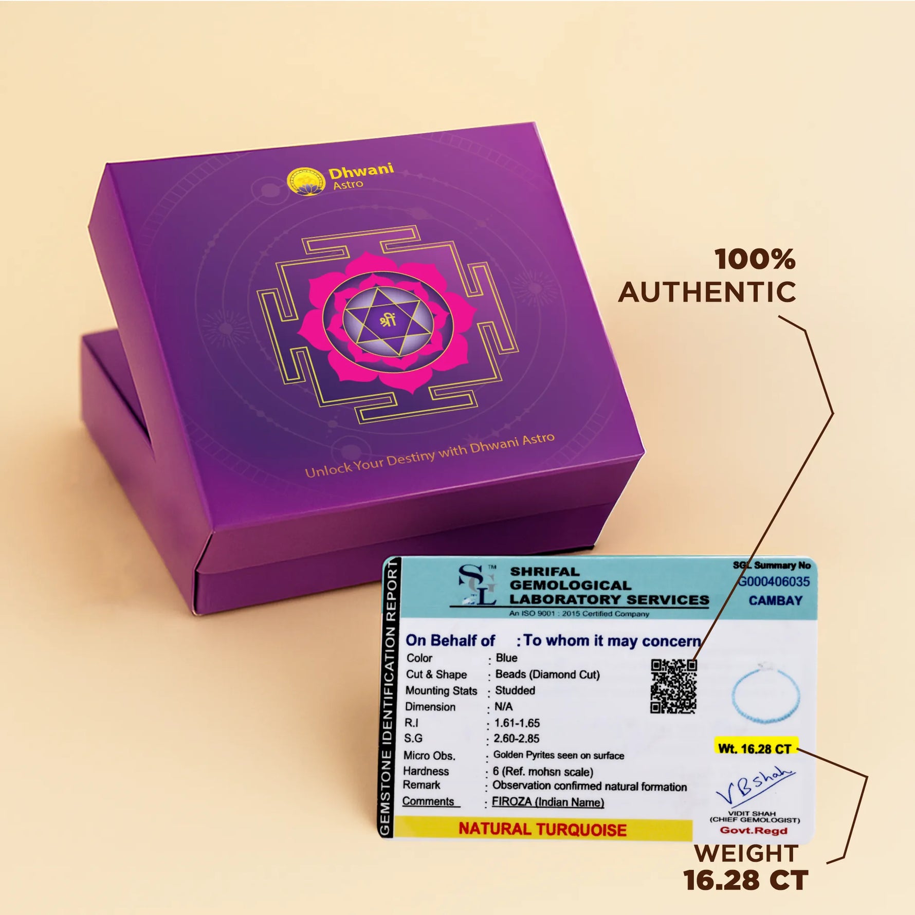 Turquoise Diamond Cut Anklet