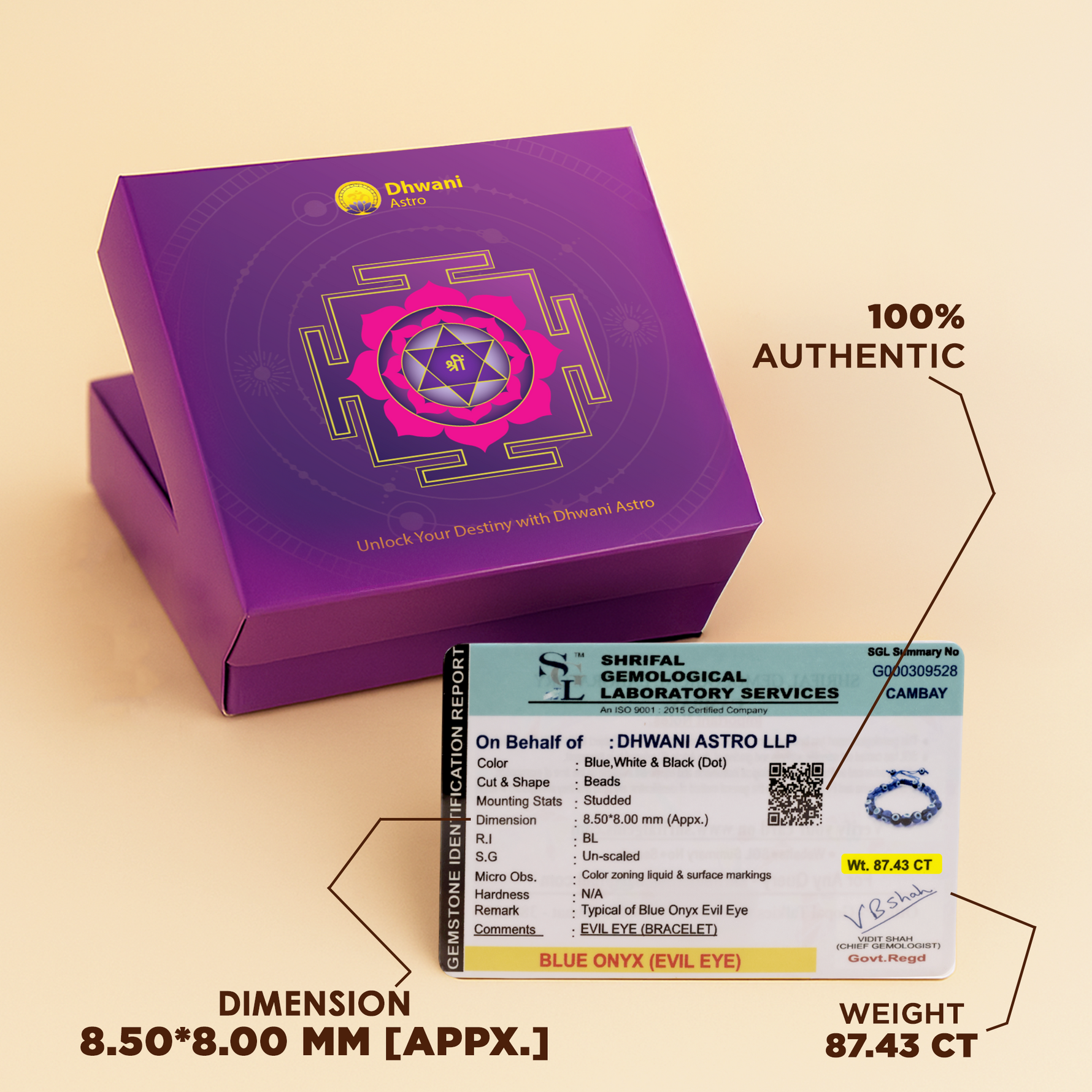 Protect from Negative Energy & Evil Spirit: Evil Eye Thread Bracelet