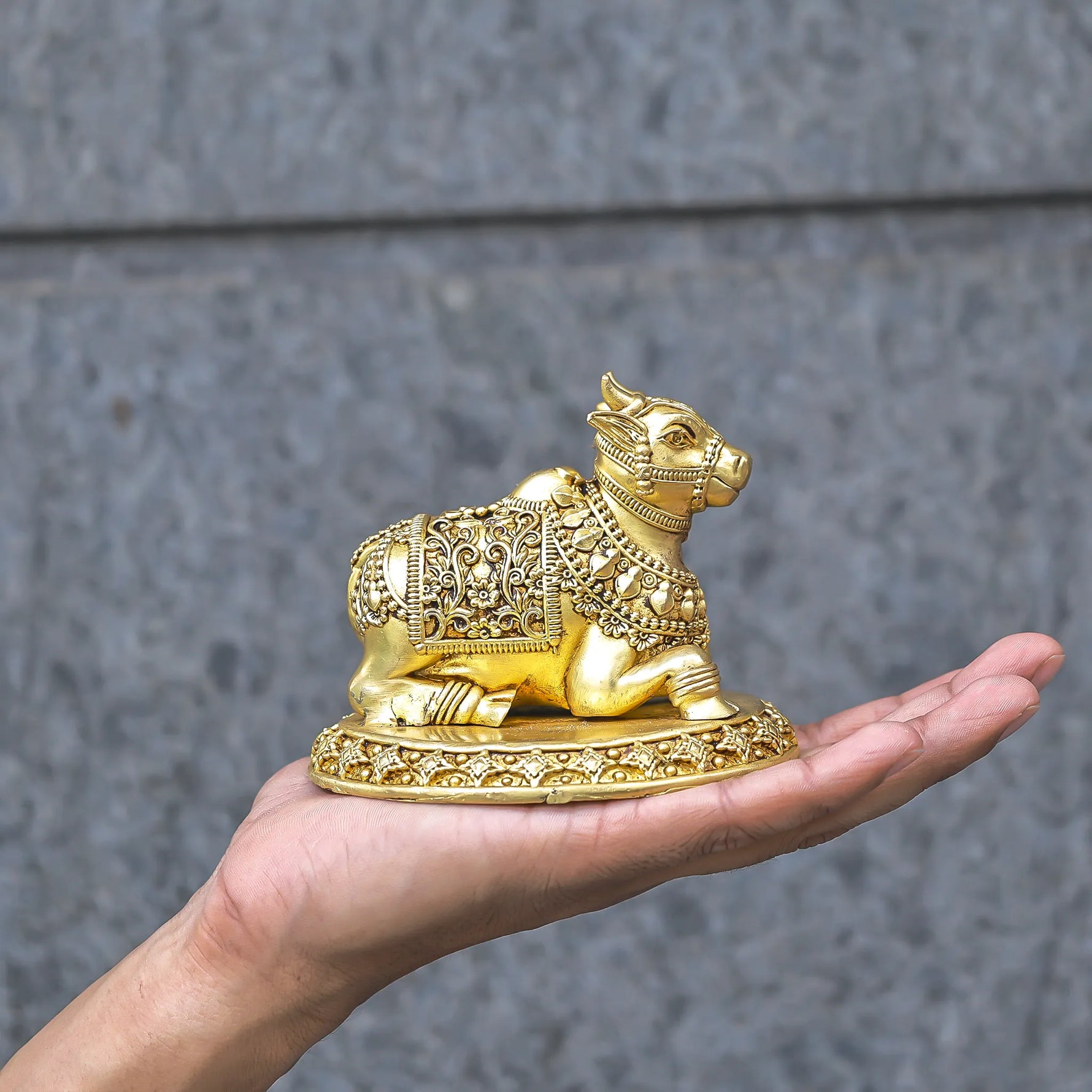 Brass Shree Nandi Ji Idol