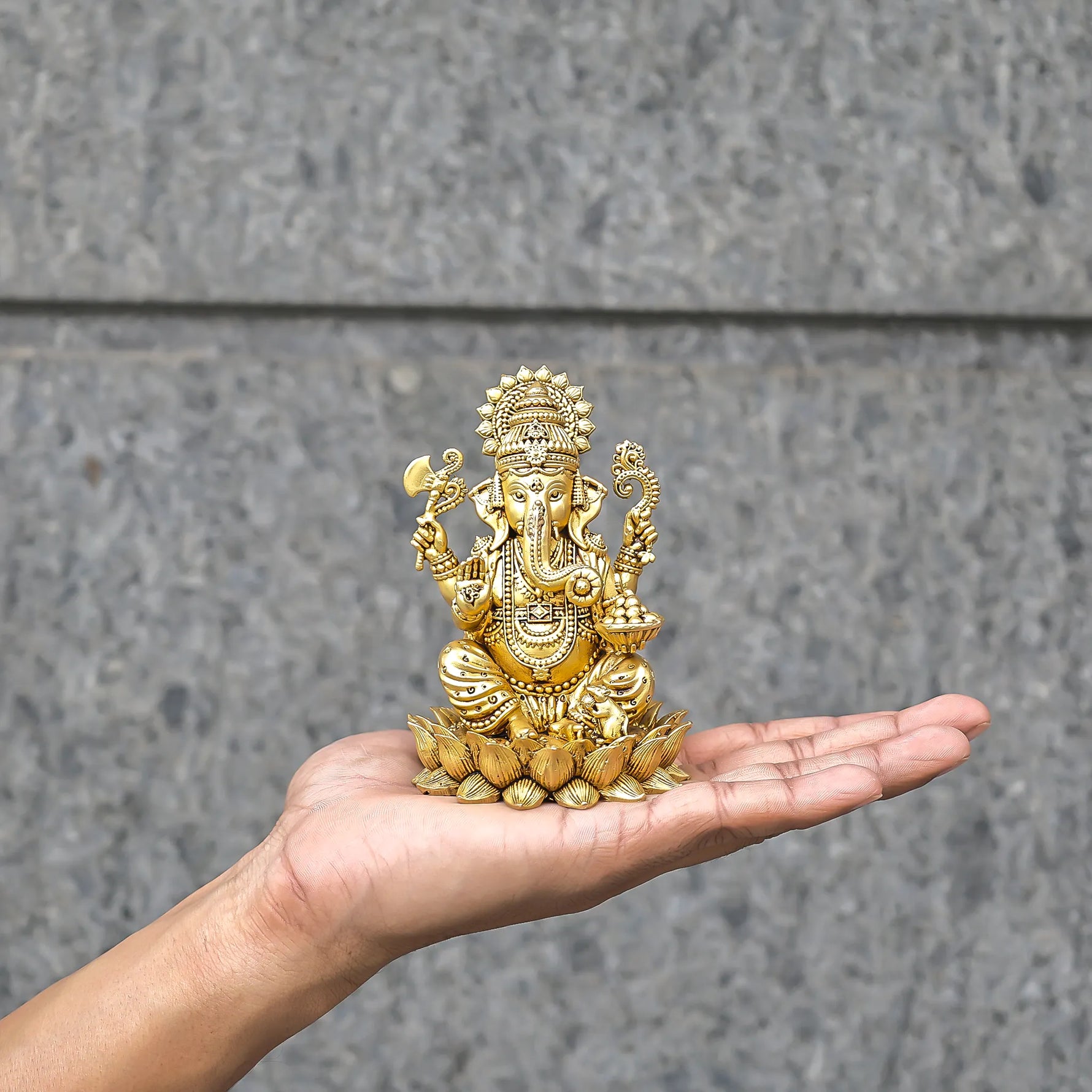 Brass Lord Ganesha Statue