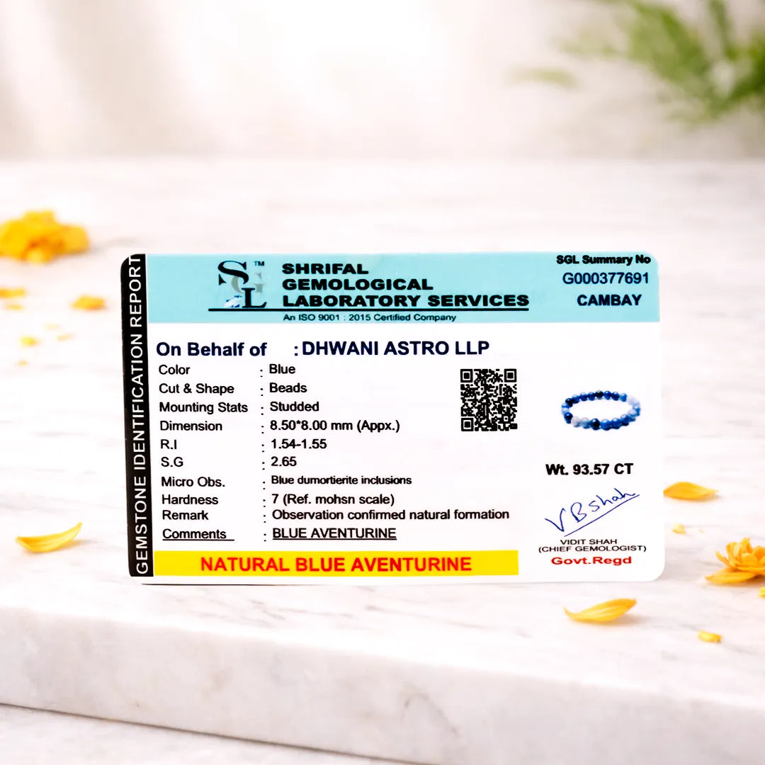 Improve Good Communication Skills: Blue Aventurine Bracelet