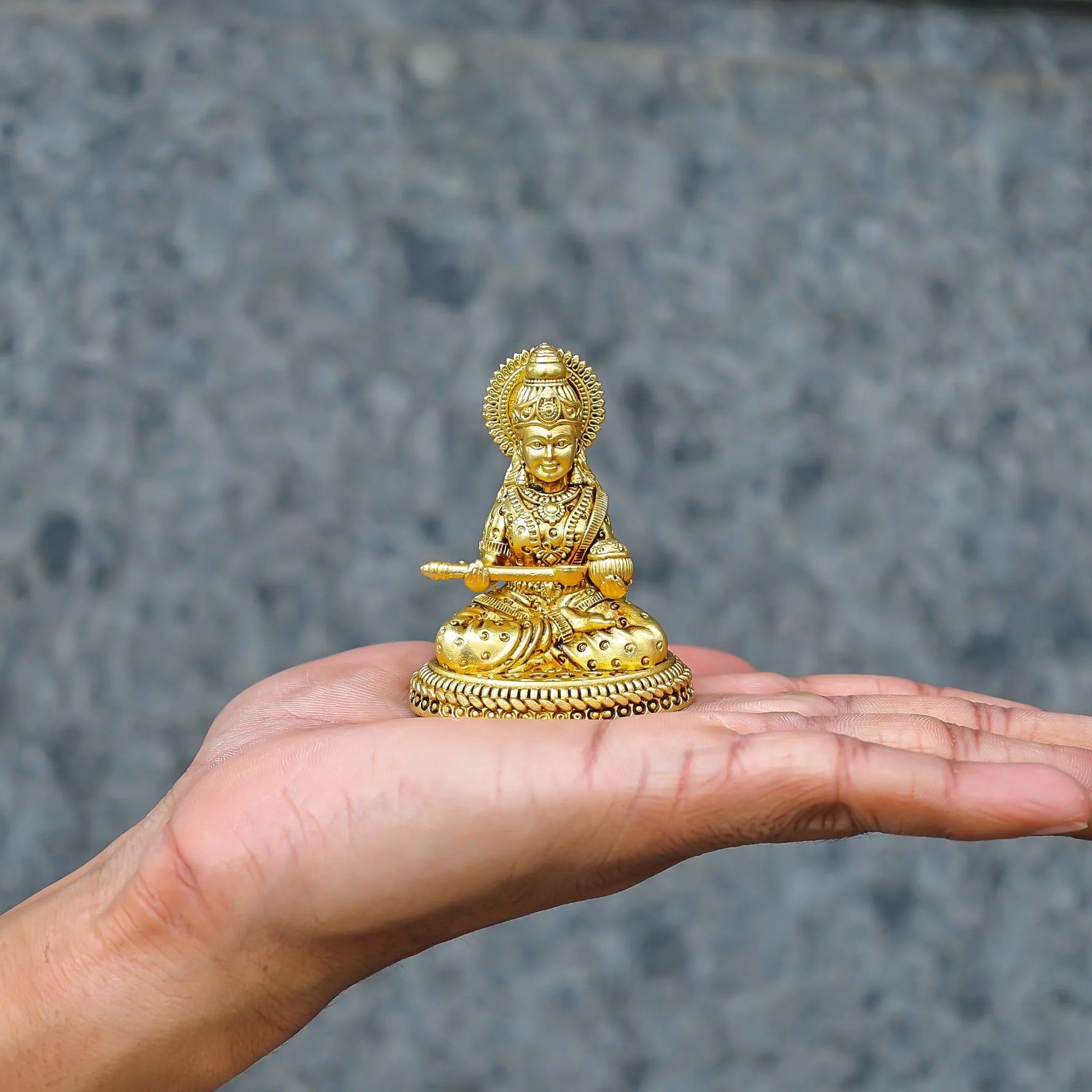 Brass Saraswati Maa Statue
