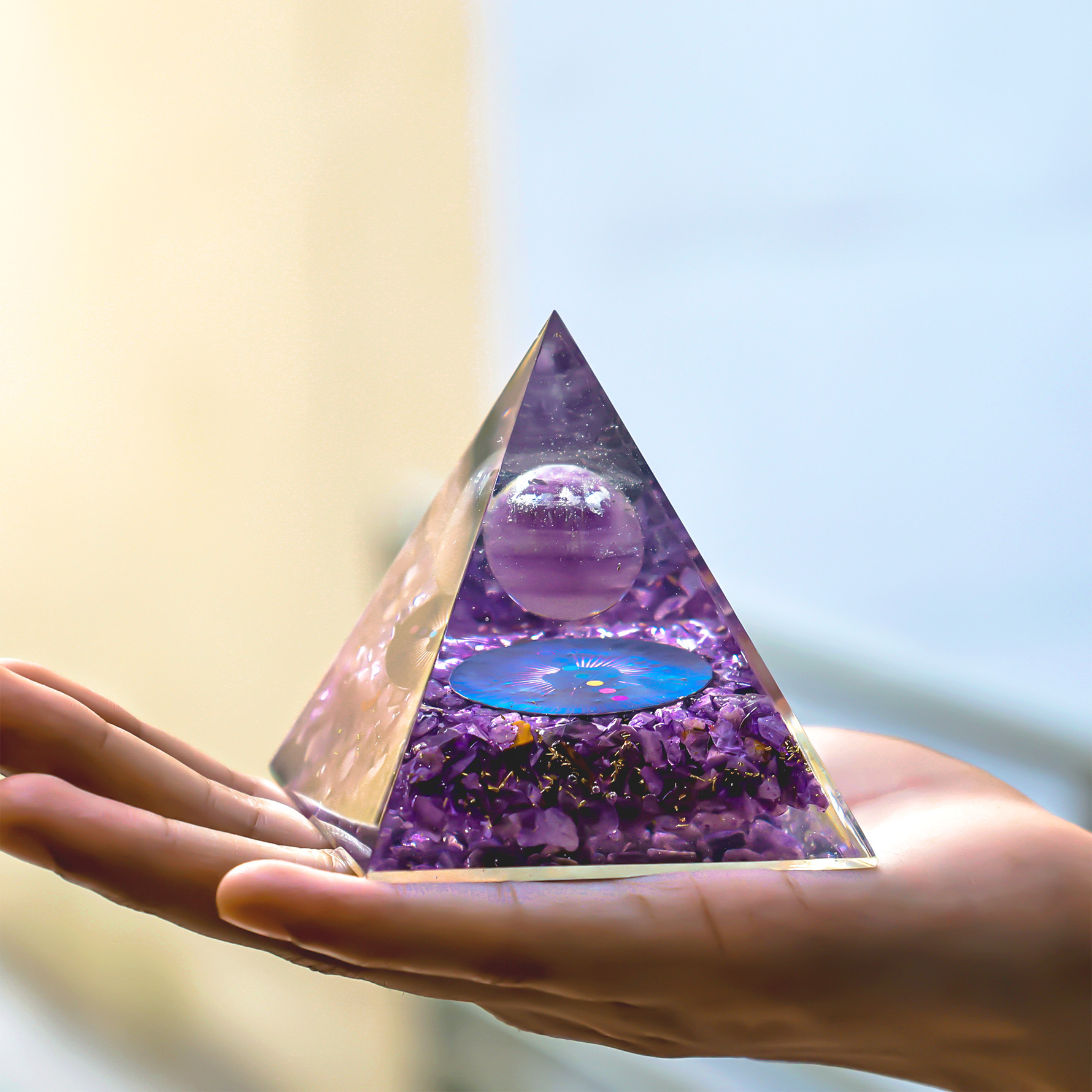 Amethyst Universe Energy Pyramid