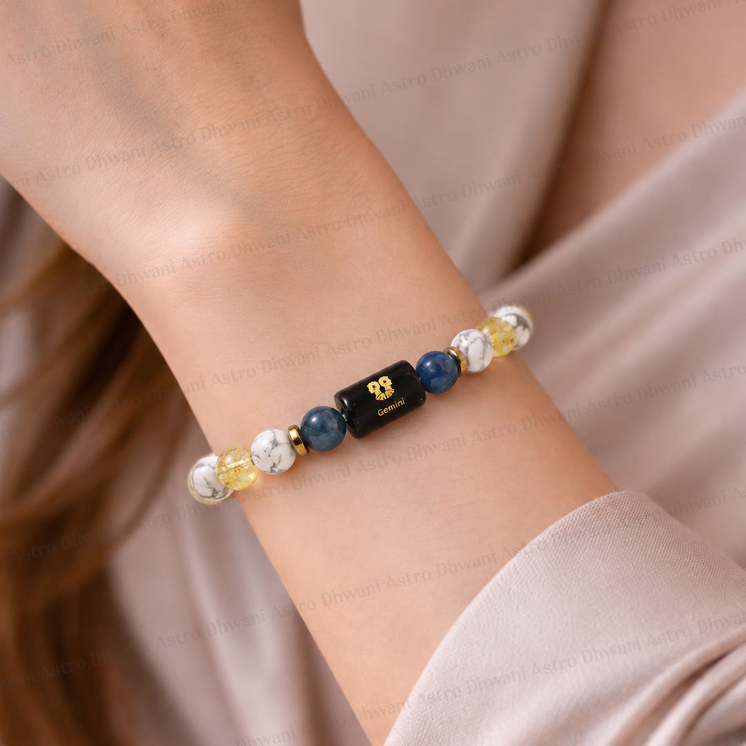 Gemini (मिथुन राशि) Zodiac Sign Multi Stone Bracelets