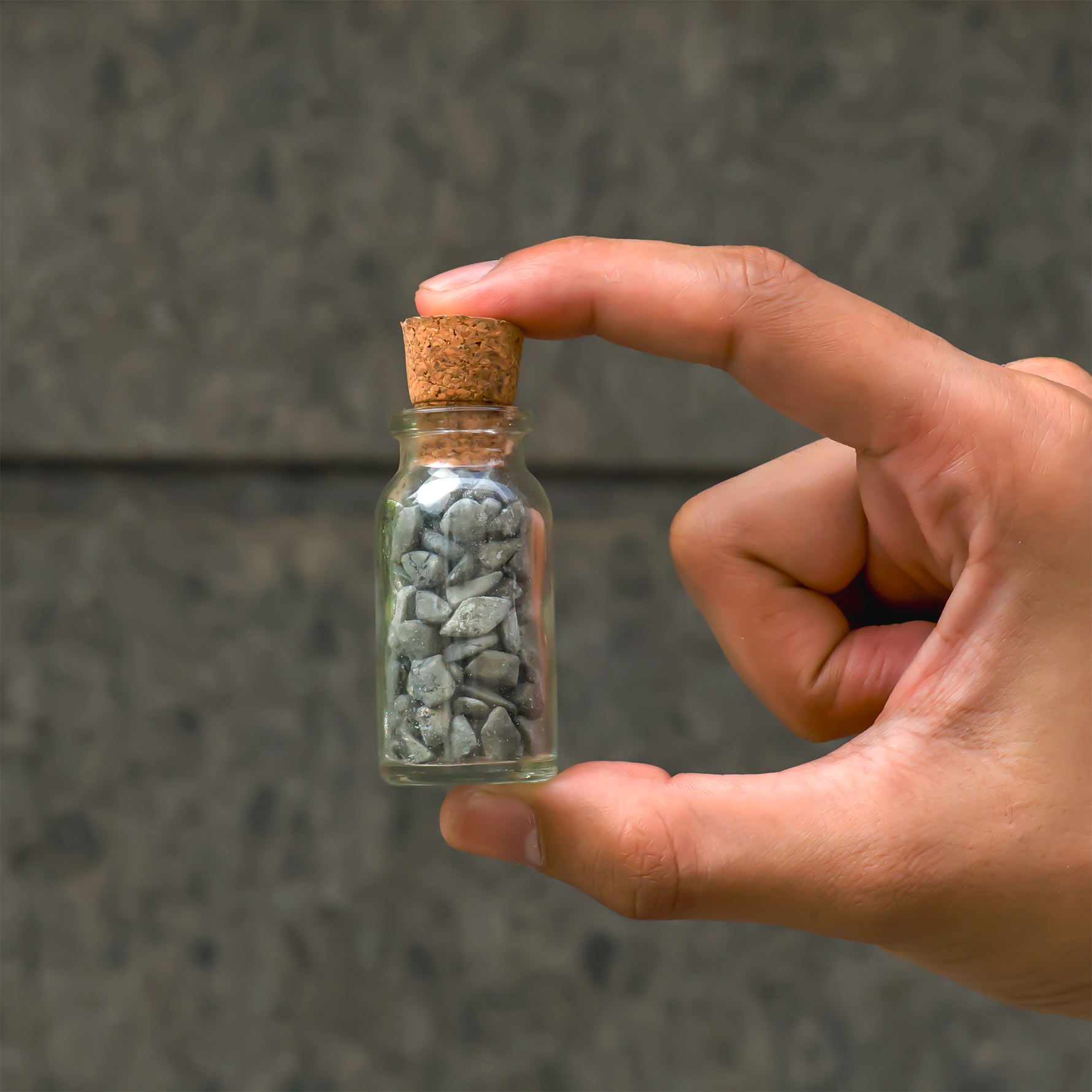 Pyrite Bottle Chips - Abhimantrit