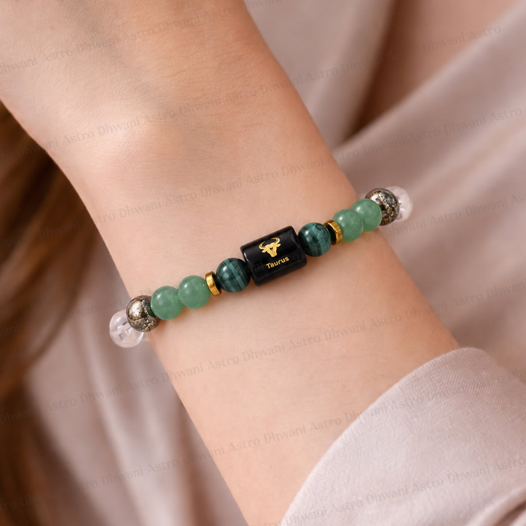 Taurus (वृषभ राशि)  Zodiac Sign Multi Stone Bracelets