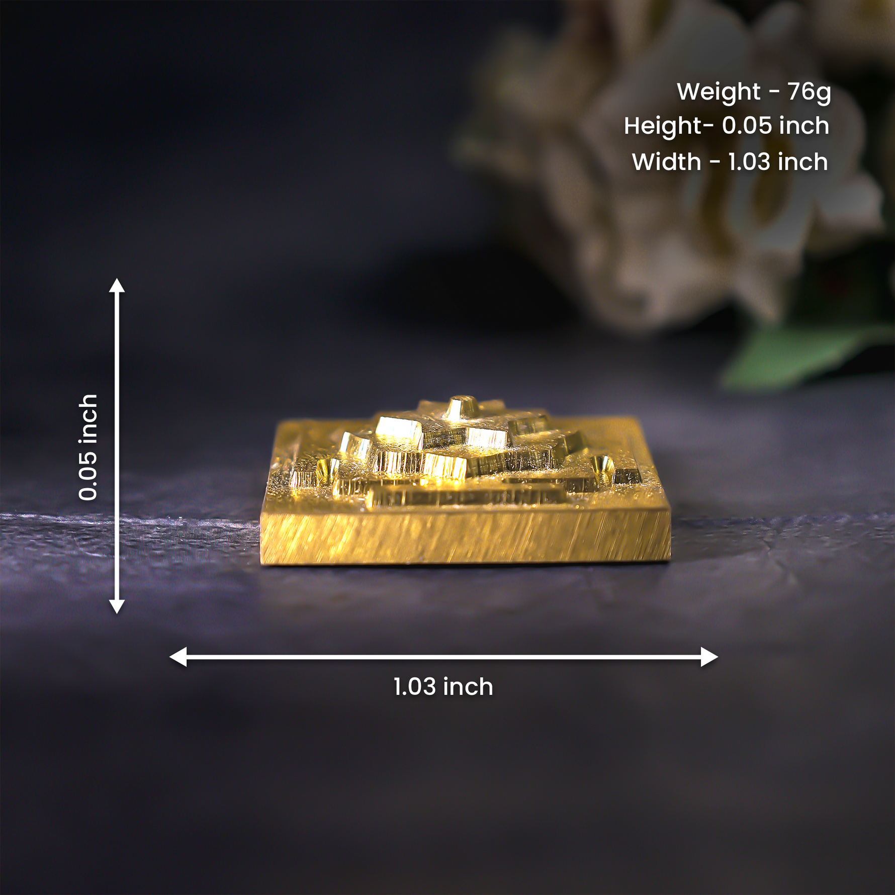 Shri Dhumavati Yantra (Reduces Tragedy, Disease and Negative Effects of Ketu) - Abhimantrit
