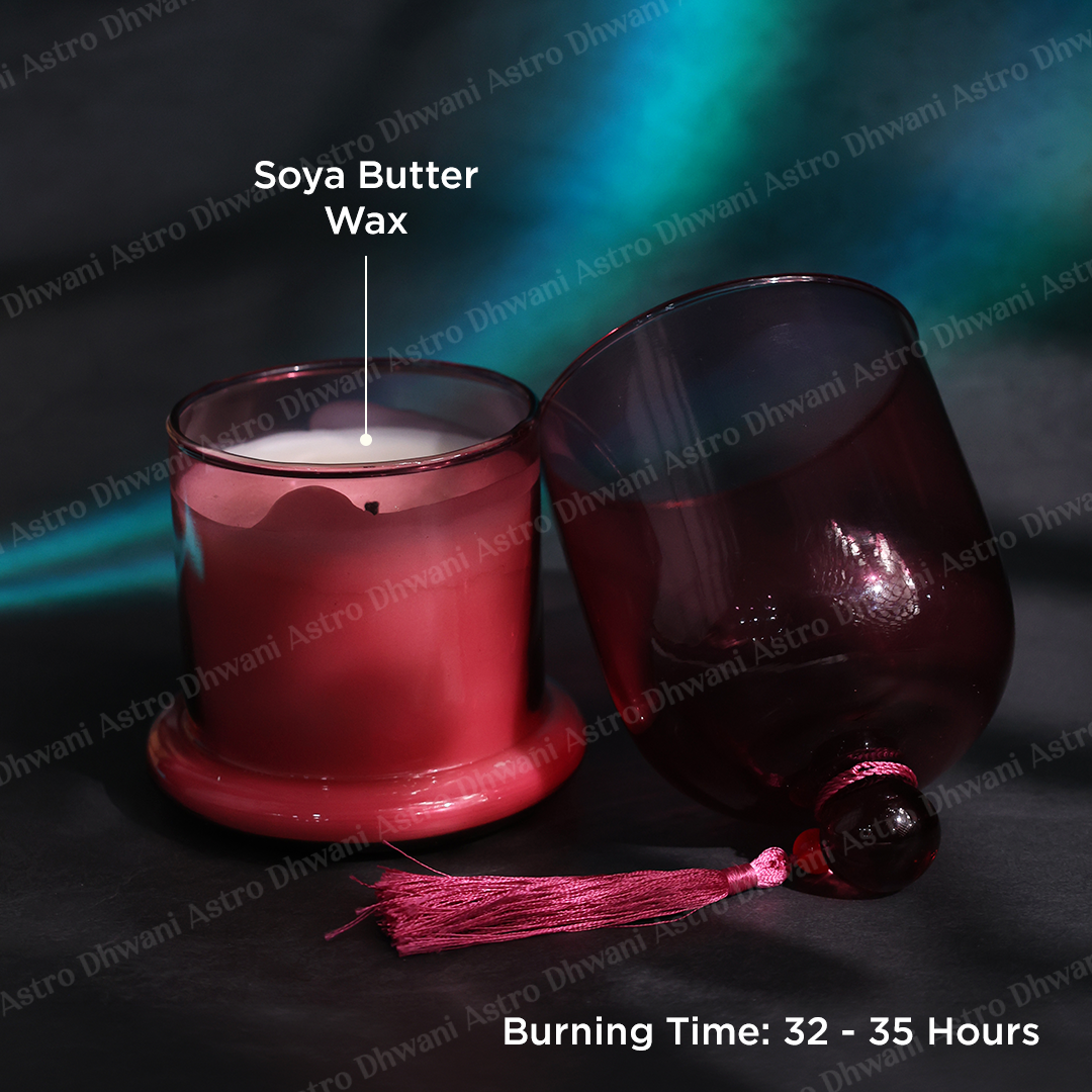 Hand-Poured Soy Butter Wax Candle | Aromatherapy Candle for Meditation, Prayer & Home Decor