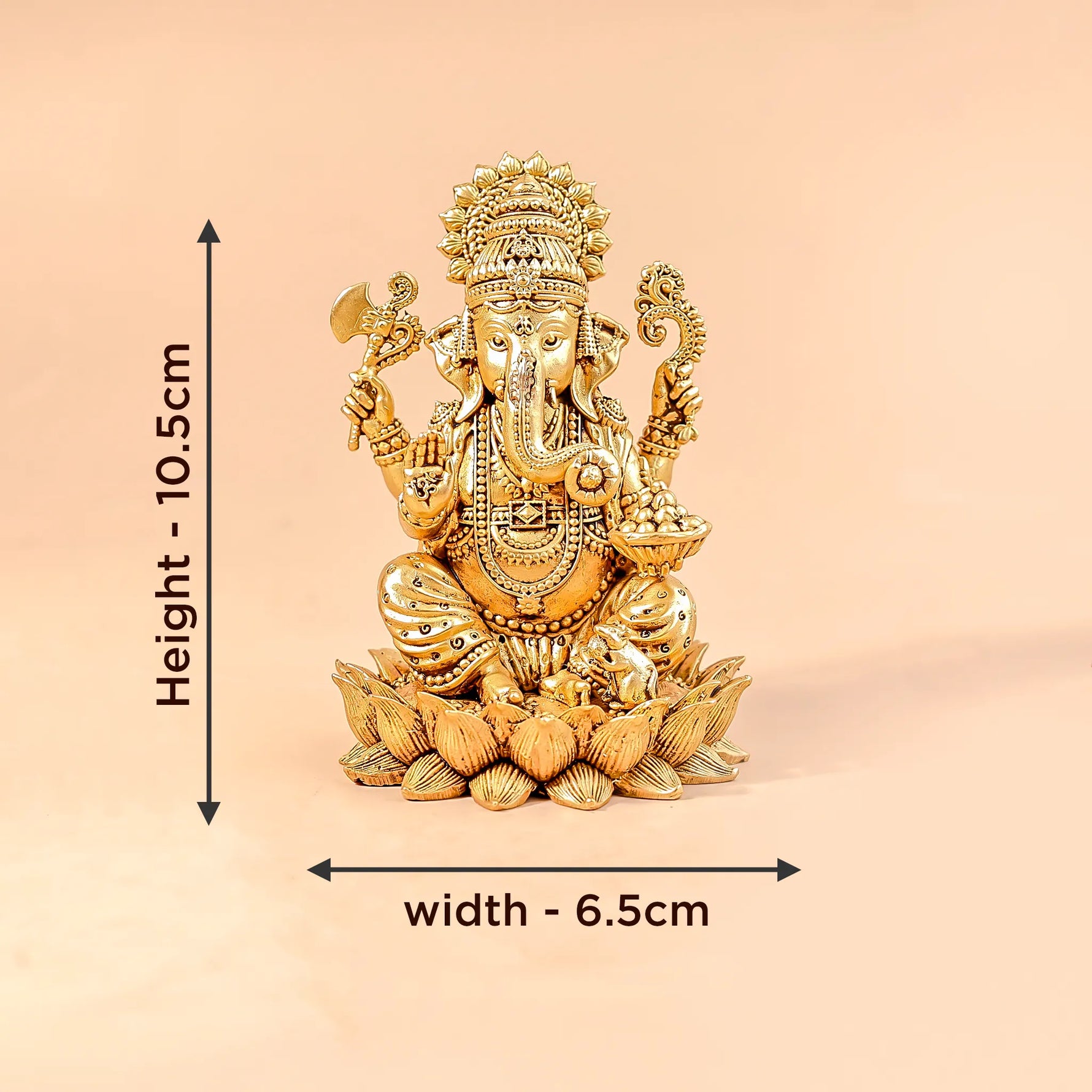Brass Lord Ganesha Statue