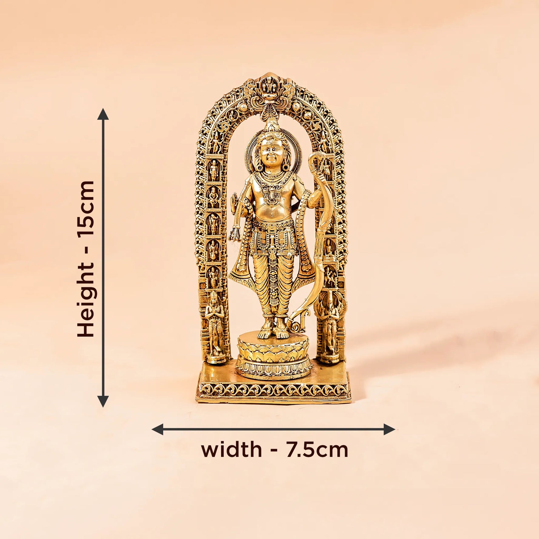 Brass Shree Ram Ji Idol