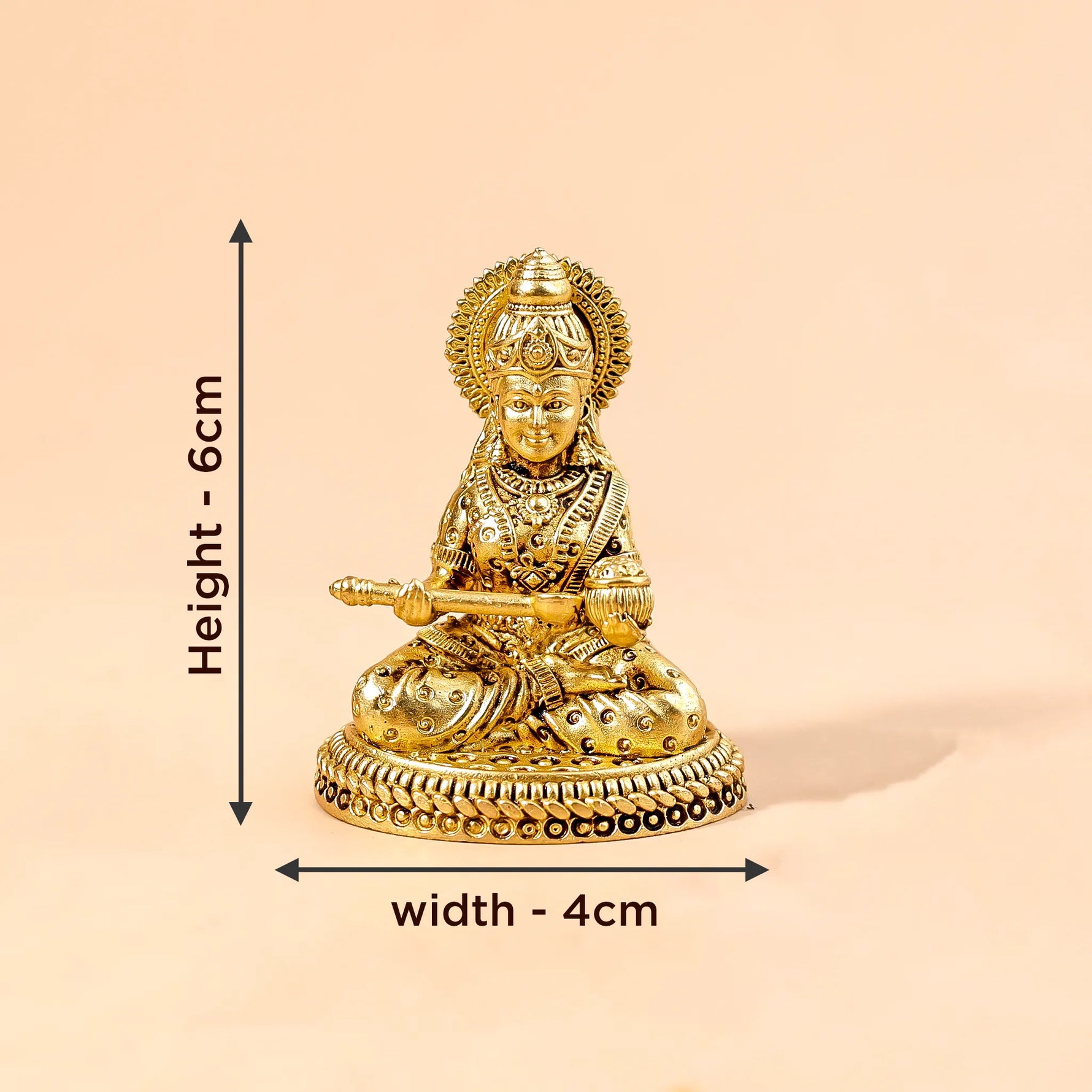 Brass Saraswati Maa Statue