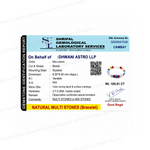 Shrirafal Gemological Laboratory Services identification report for natural multi-stones bracelet