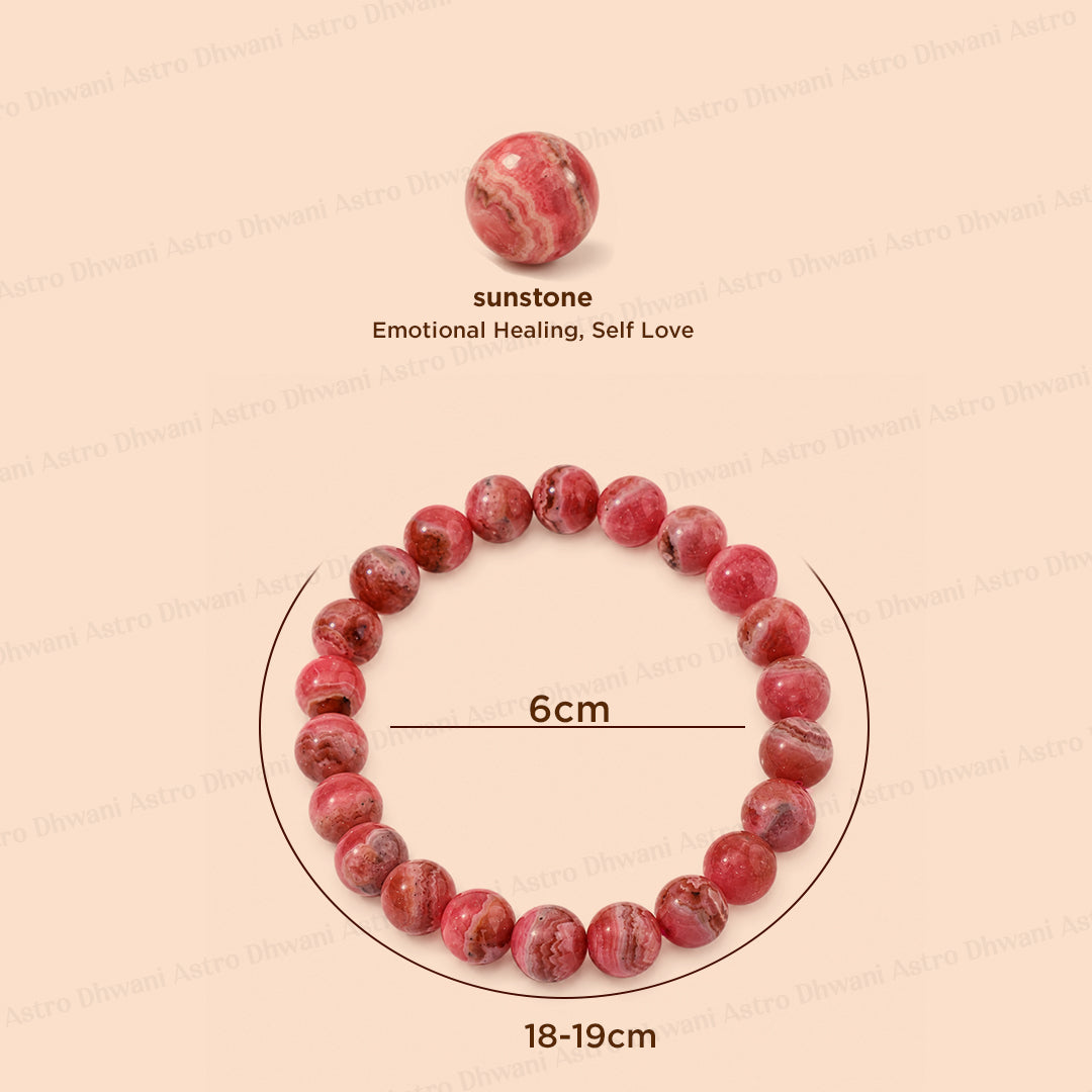 sunstone Bracelet (Abhimantrit) for Leadership & Personal Power