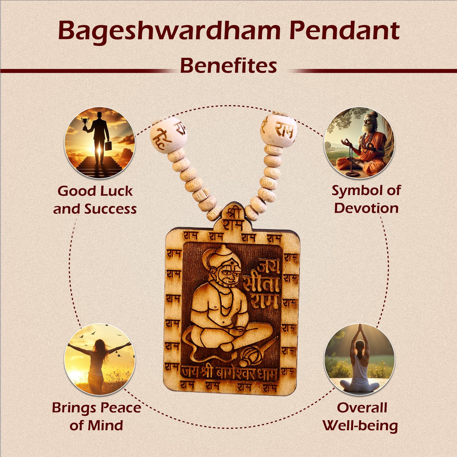 Bageshwardham Pendant - Abhimantrit