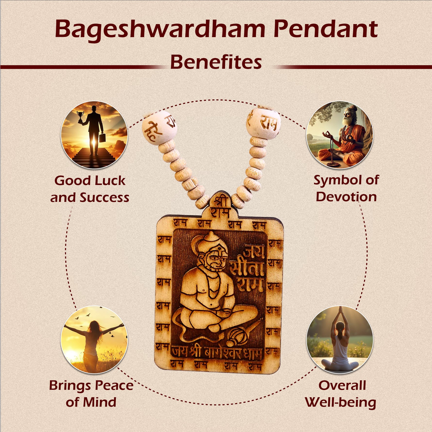 Bageshwardham Pendant - Abhimantrit