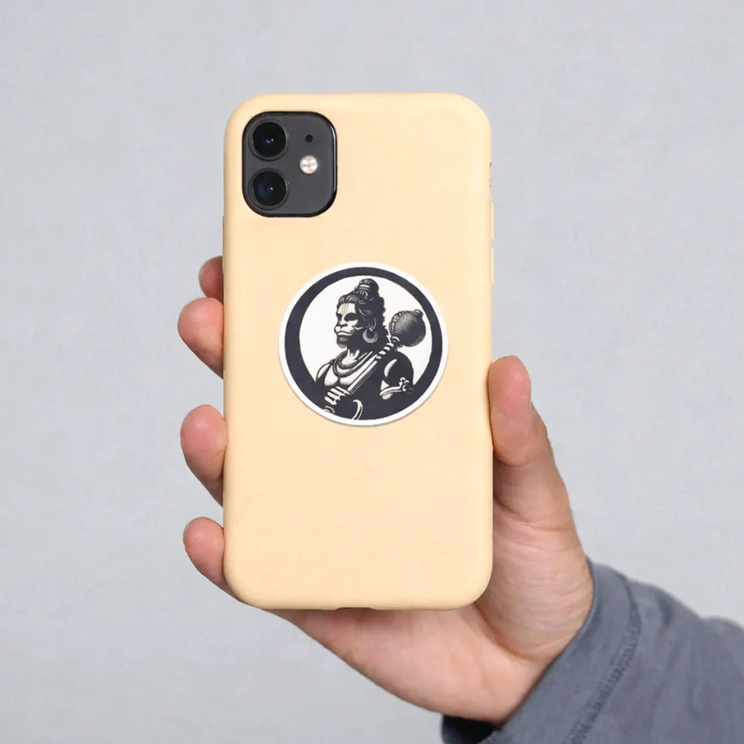 Bajrangbali Protection Sticker (Pack of 10pcs) – Abhimantrit