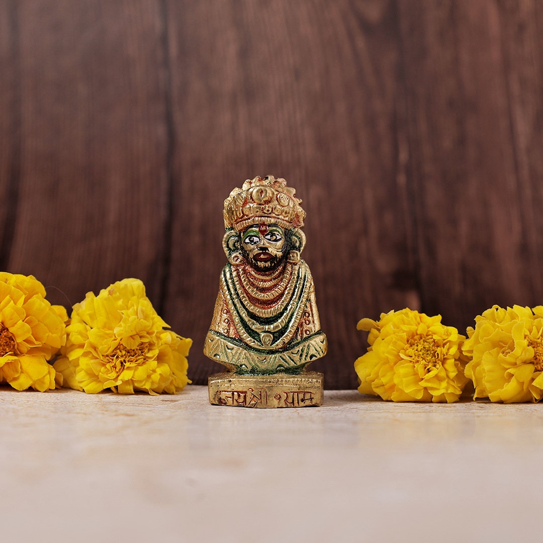 Brass Khatu Shyam Ji Idol - Abhimantrit